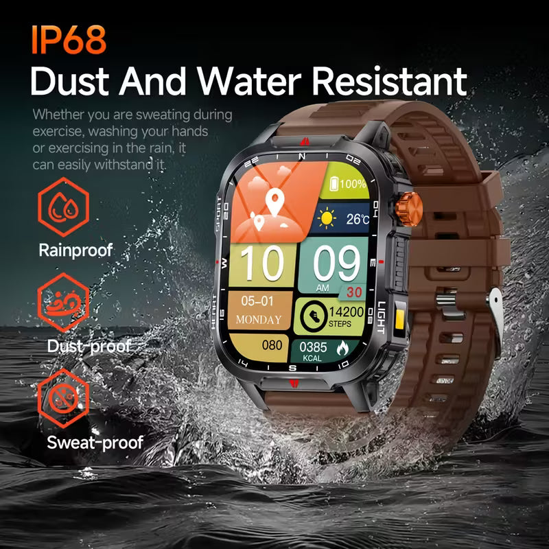 2025 New Men'S Outdoor Sports Smart Watch.