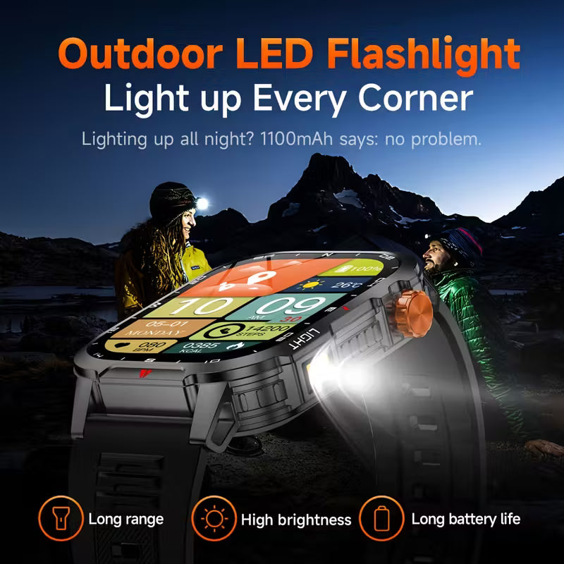 2025 New Men'S Outdoor Sports Smart Watch.