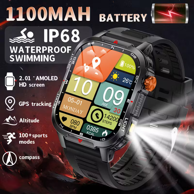 2025 New Men'S Outdoor Sports Smart Watch.